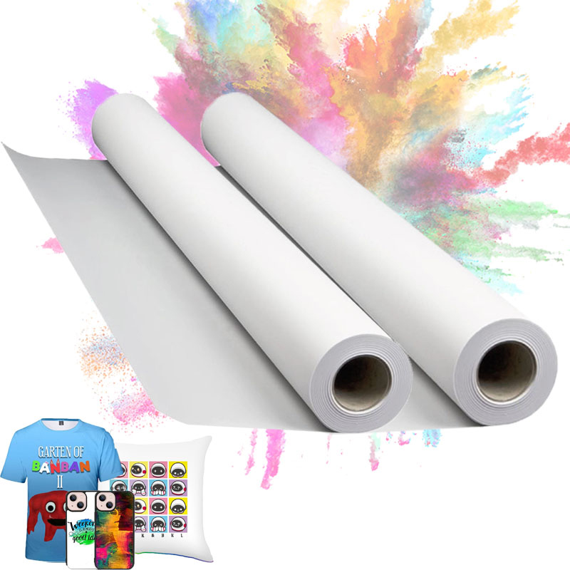 Neue Sublimation Transfer Rolle Papier Schnell Trocknend Hohe Qualität A4 Druck Papier Farbe T-shirt Wärme Transfer Papier Großhandel