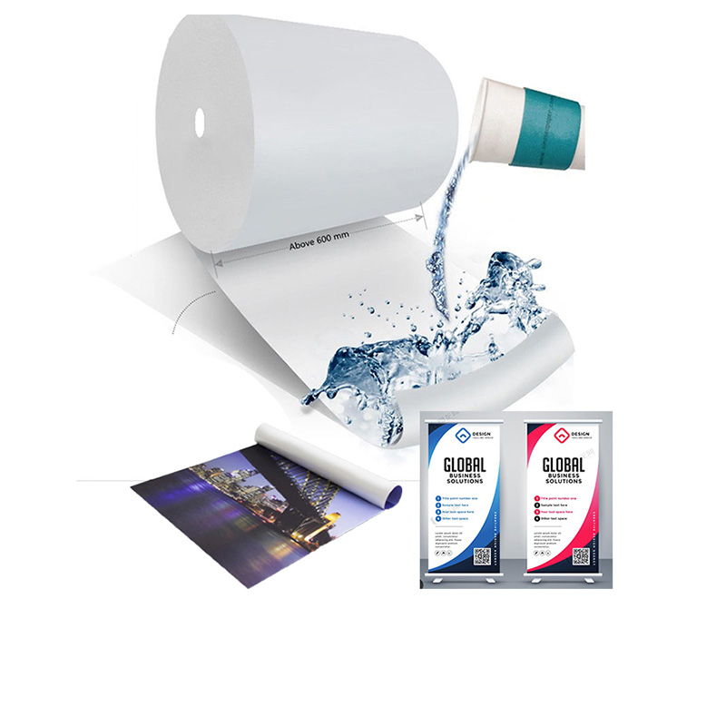 Wasserdichtes, bedruckbares PP-Papier, Poster- und Bannermaterialien, Eco-Solvent-Matt-PP-Synthetikpapier